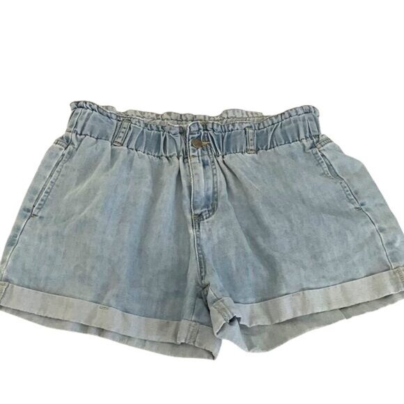 Womens Light Blue Denim Shorts XL - Picture 1 of 13